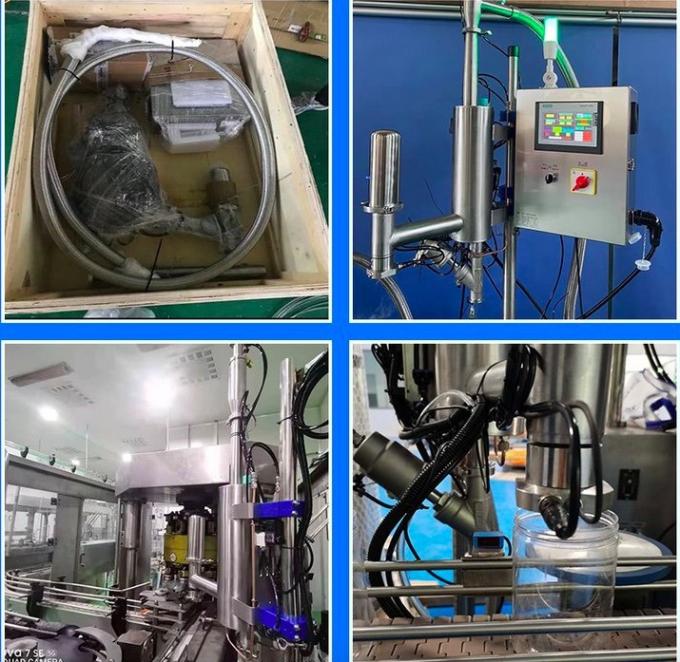 Автоматическая бутылка может заполняя инжектор жидкого азота для линии напитка воды 1